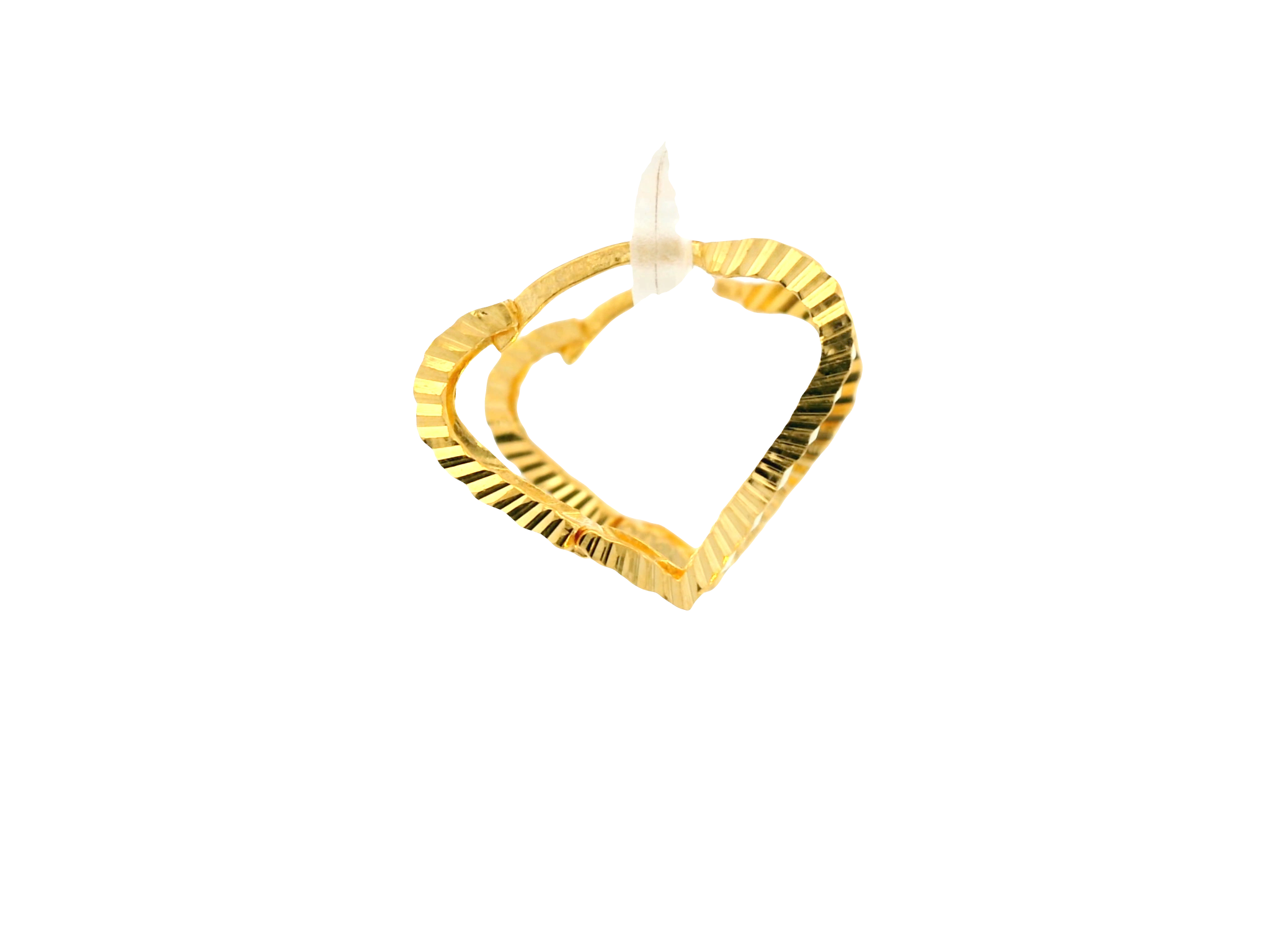 22K Yellow Gold Hoop Earrings