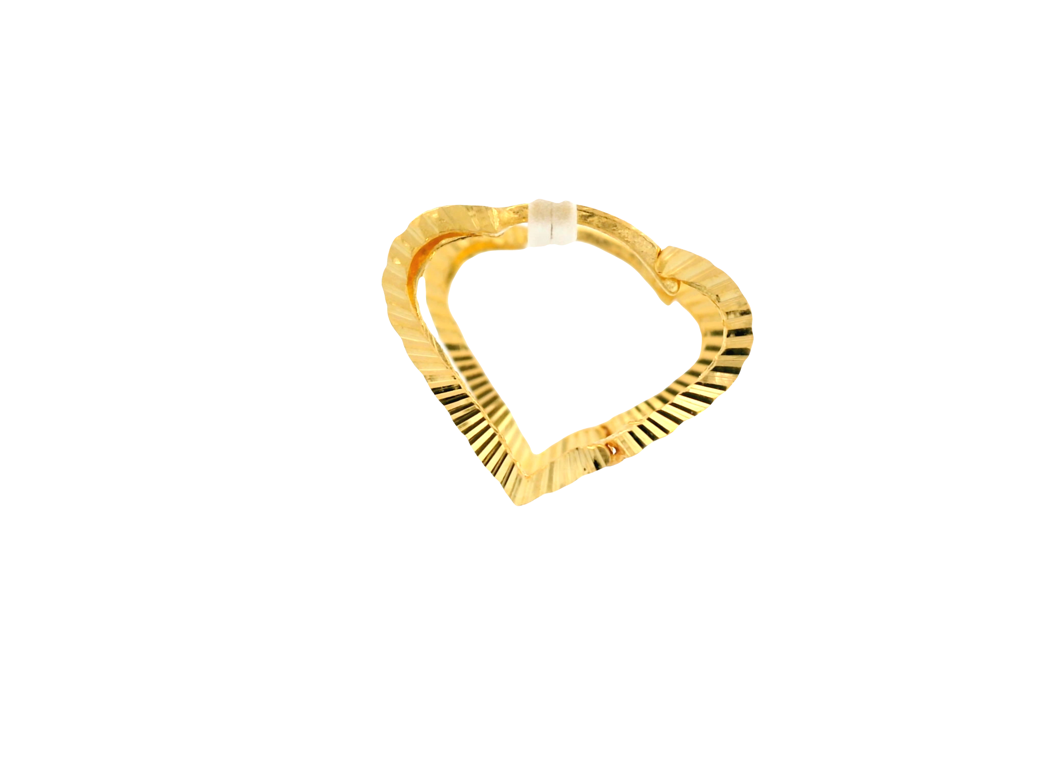 22K Yellow Gold Hoop Earrings