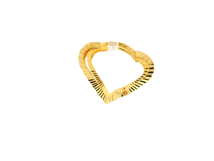 22K Yellow Gold Hoop Earrings