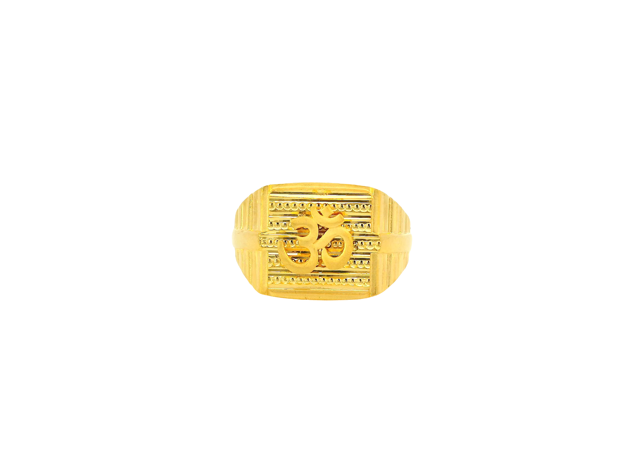 22K Yellow Gold Men’s Ring