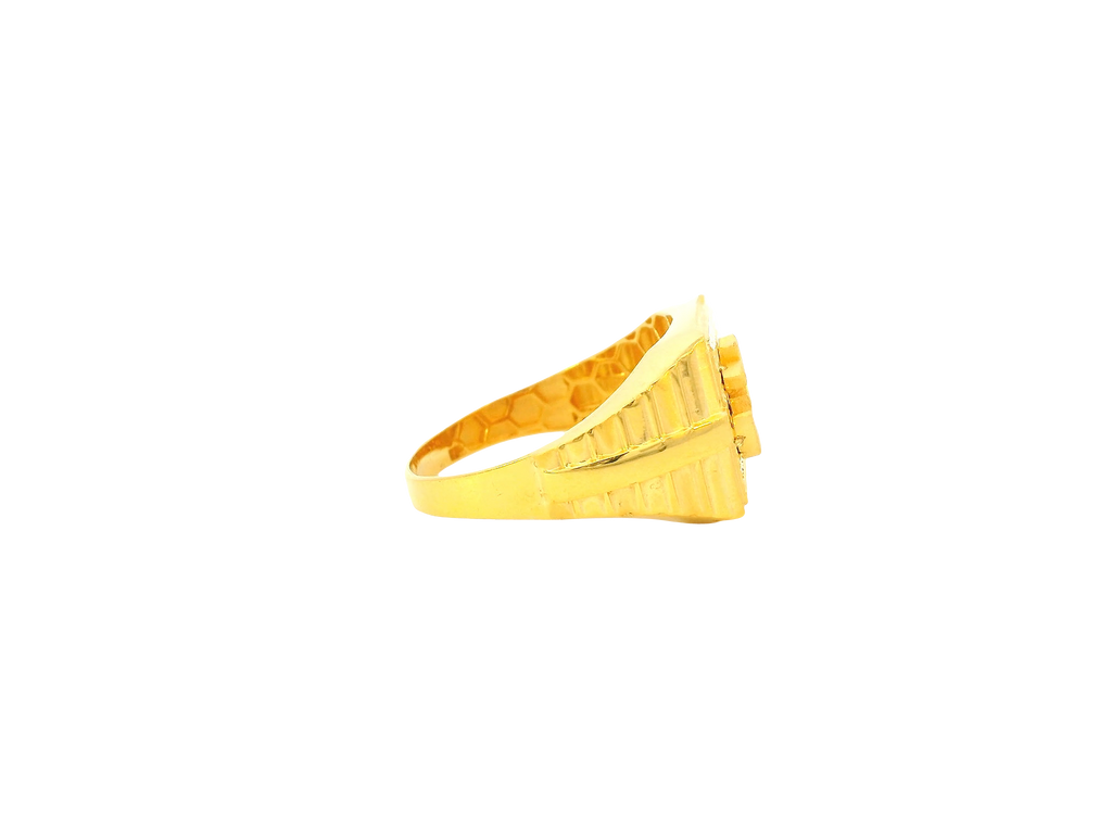 22K Yellow Gold Men’s Ring