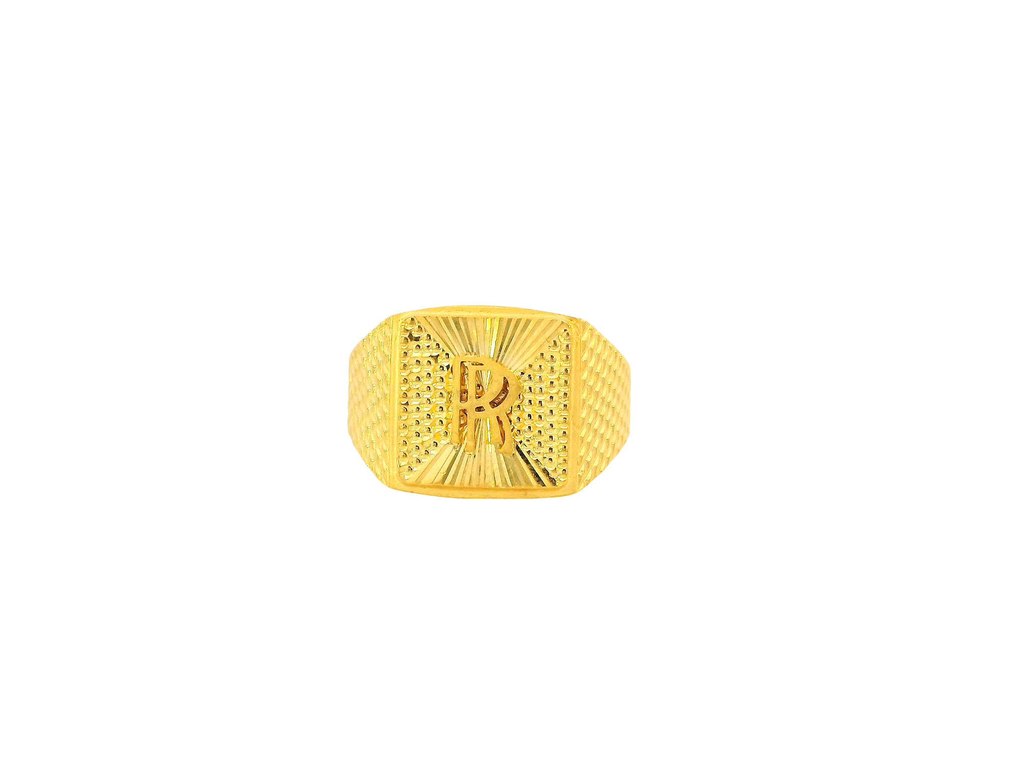 22K Yellow Gold Men’s Ring