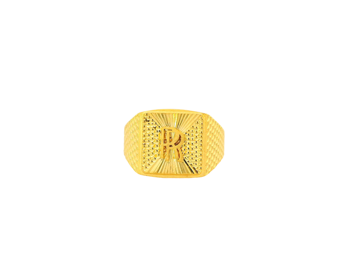 22K Yellow Gold Men’s Ring