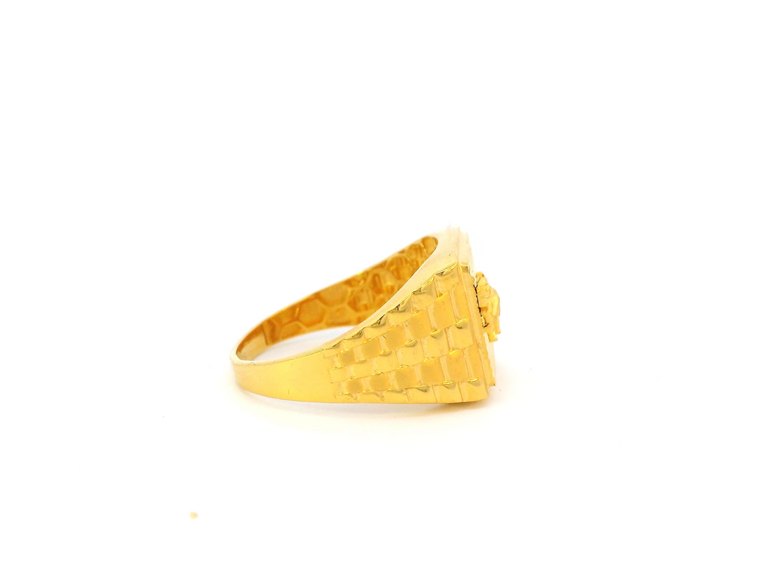 22K Yellow Gold Men’s Ring