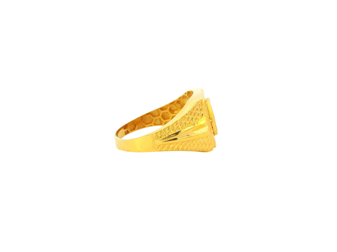 22K Yellow Gold Men’s Ring