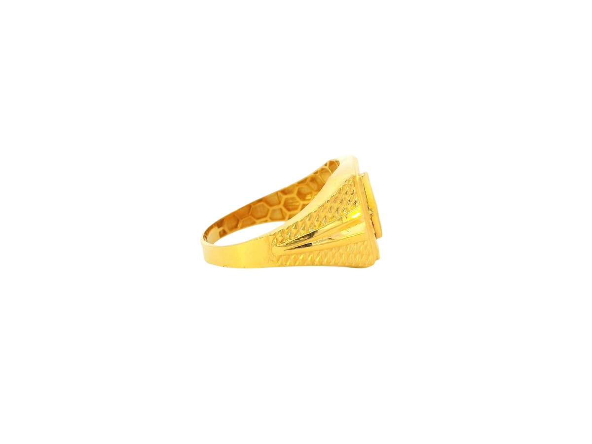 22K Yellow Gold Men’s Ring