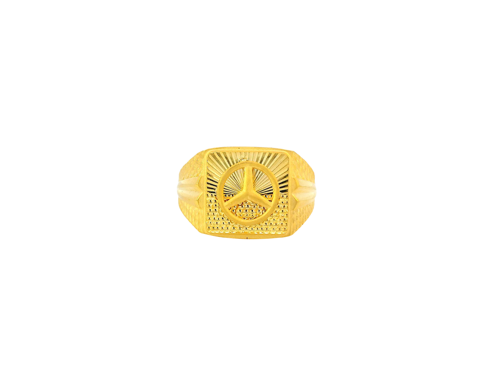 22K Yellow Gold Men’s Ring