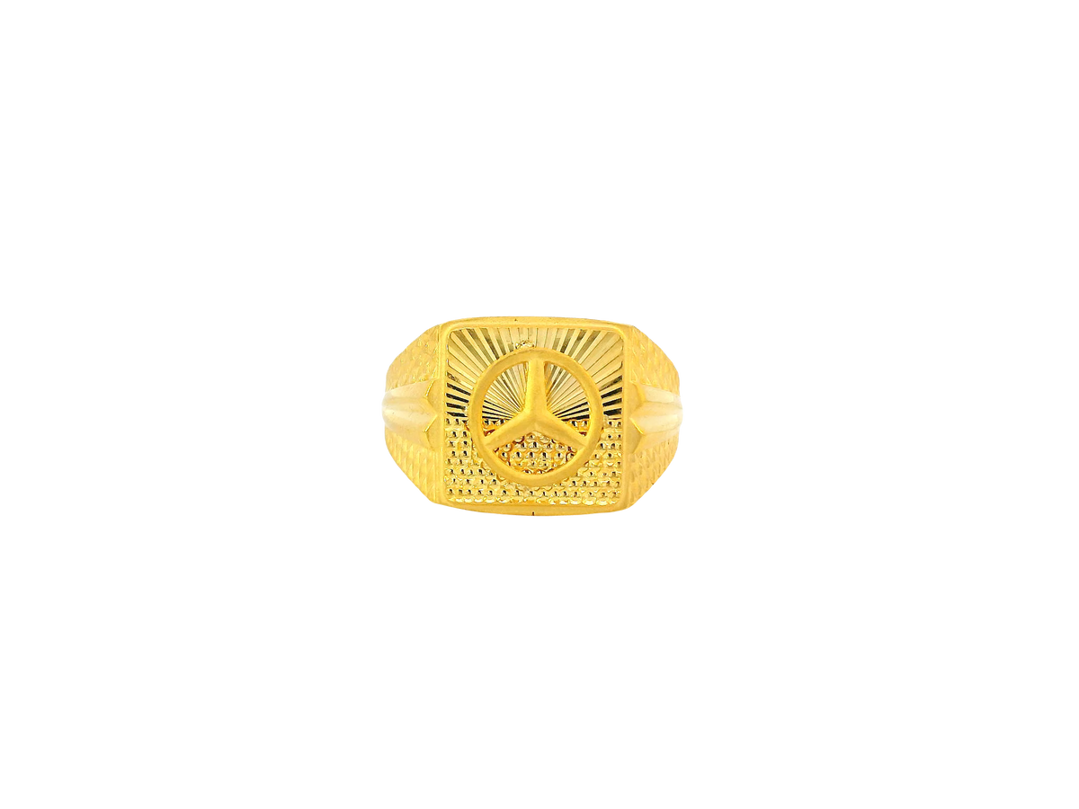 22K Yellow Gold Men’s Ring