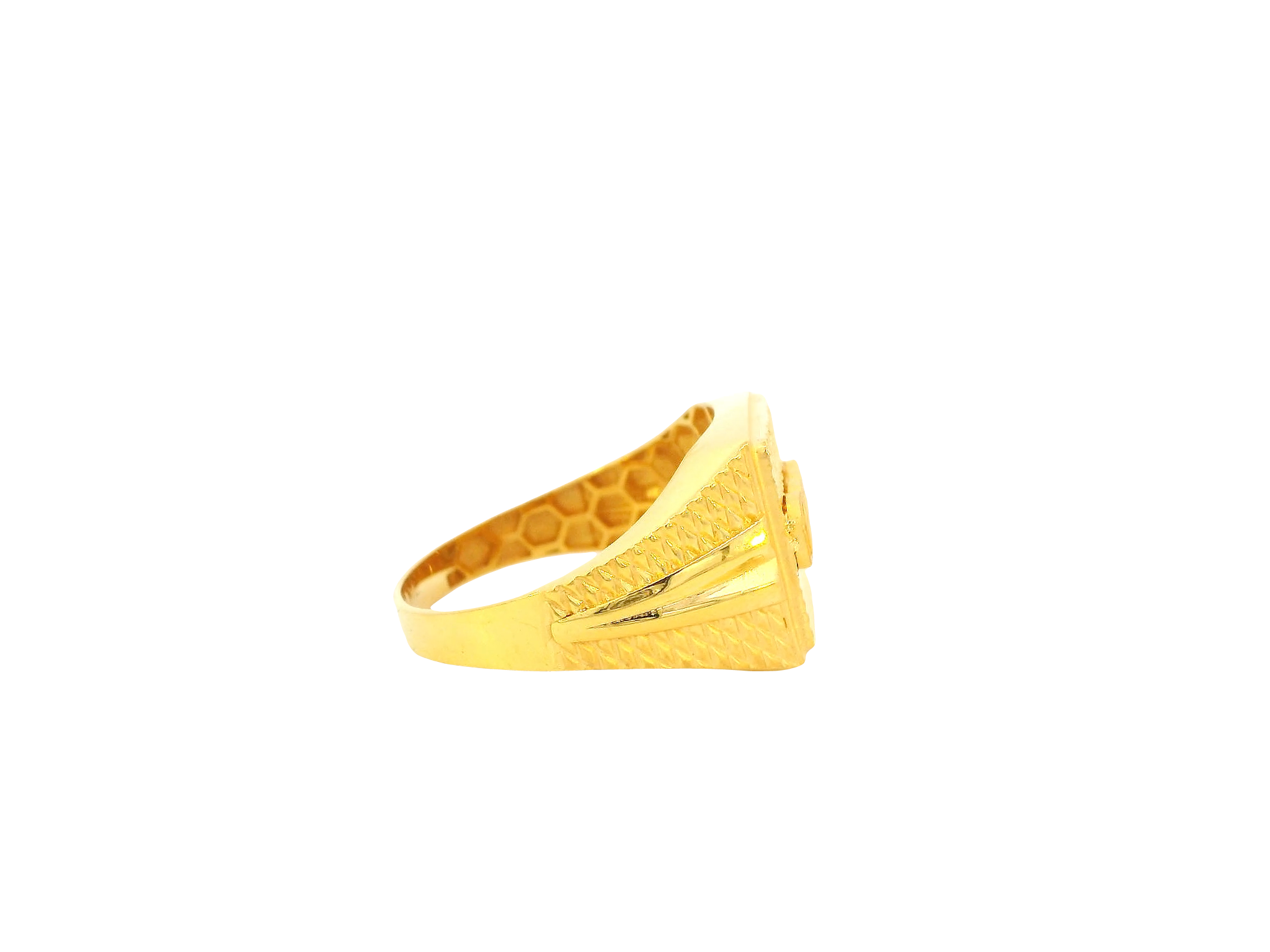 22K Yellow Gold Men’s Ring
