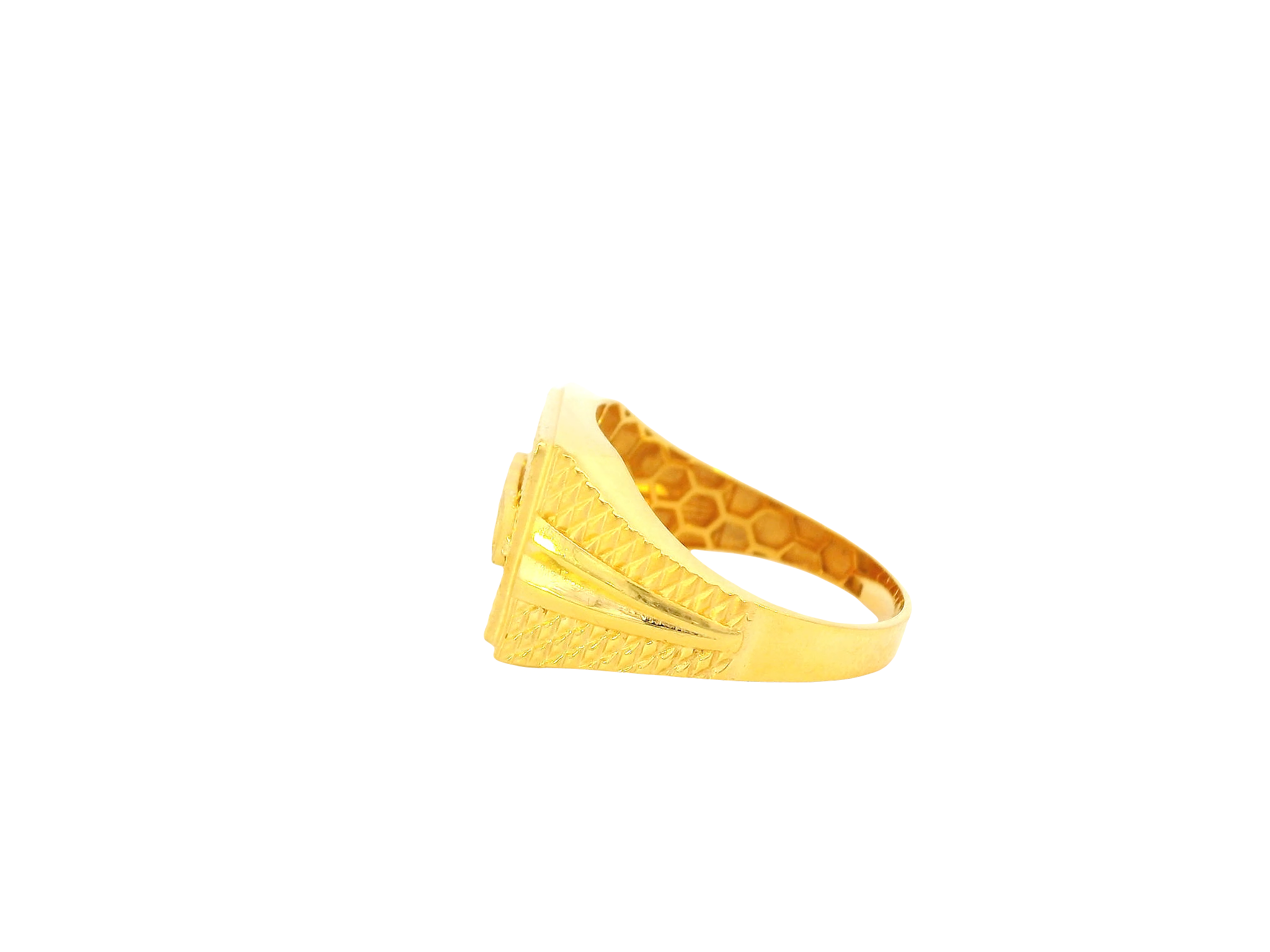 22K Yellow Gold Men’s Ring