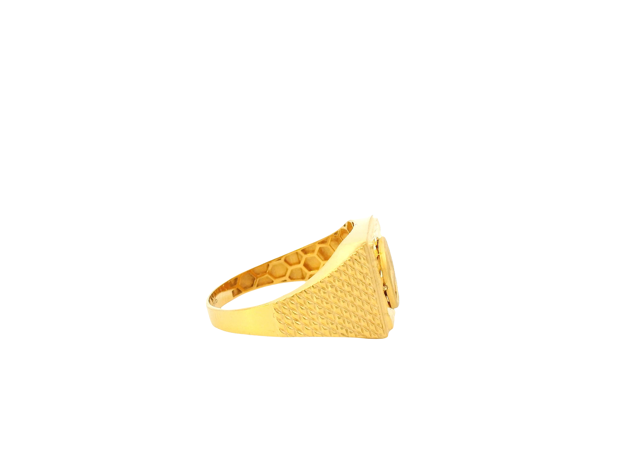 22K Yellow Gold Men’s Ring