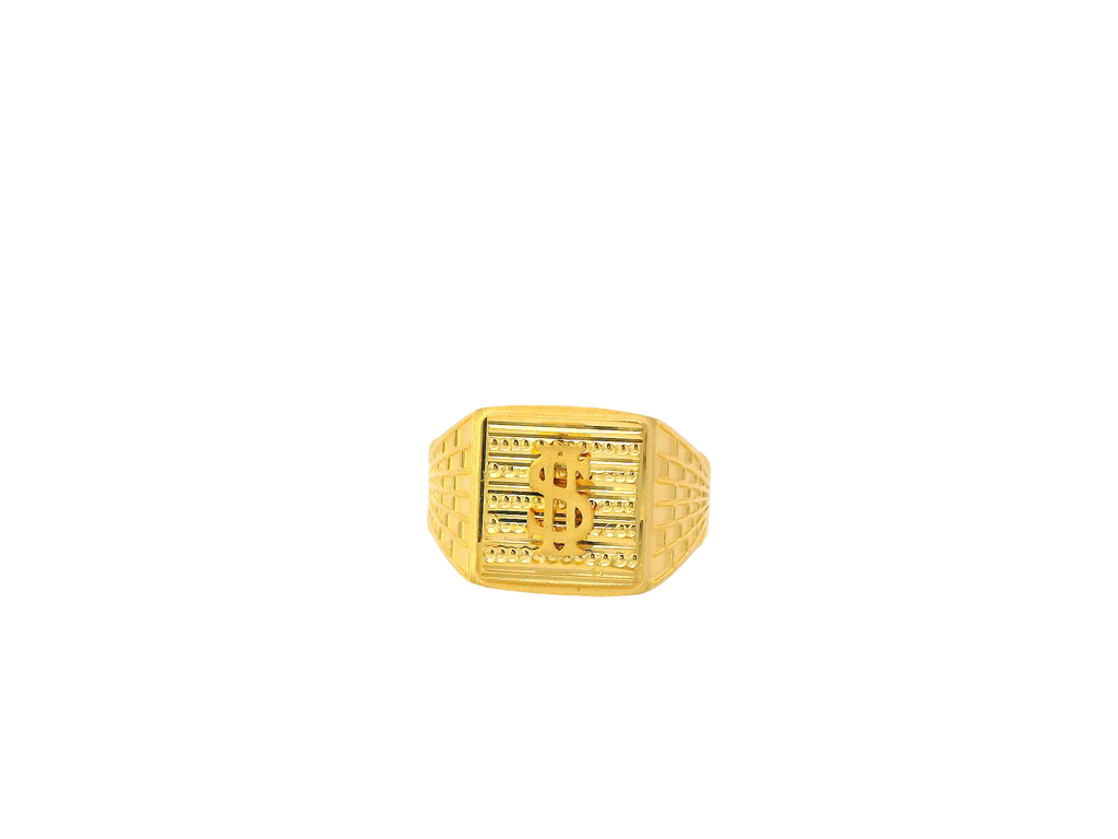 22K Yellow Gold Men’s Ring