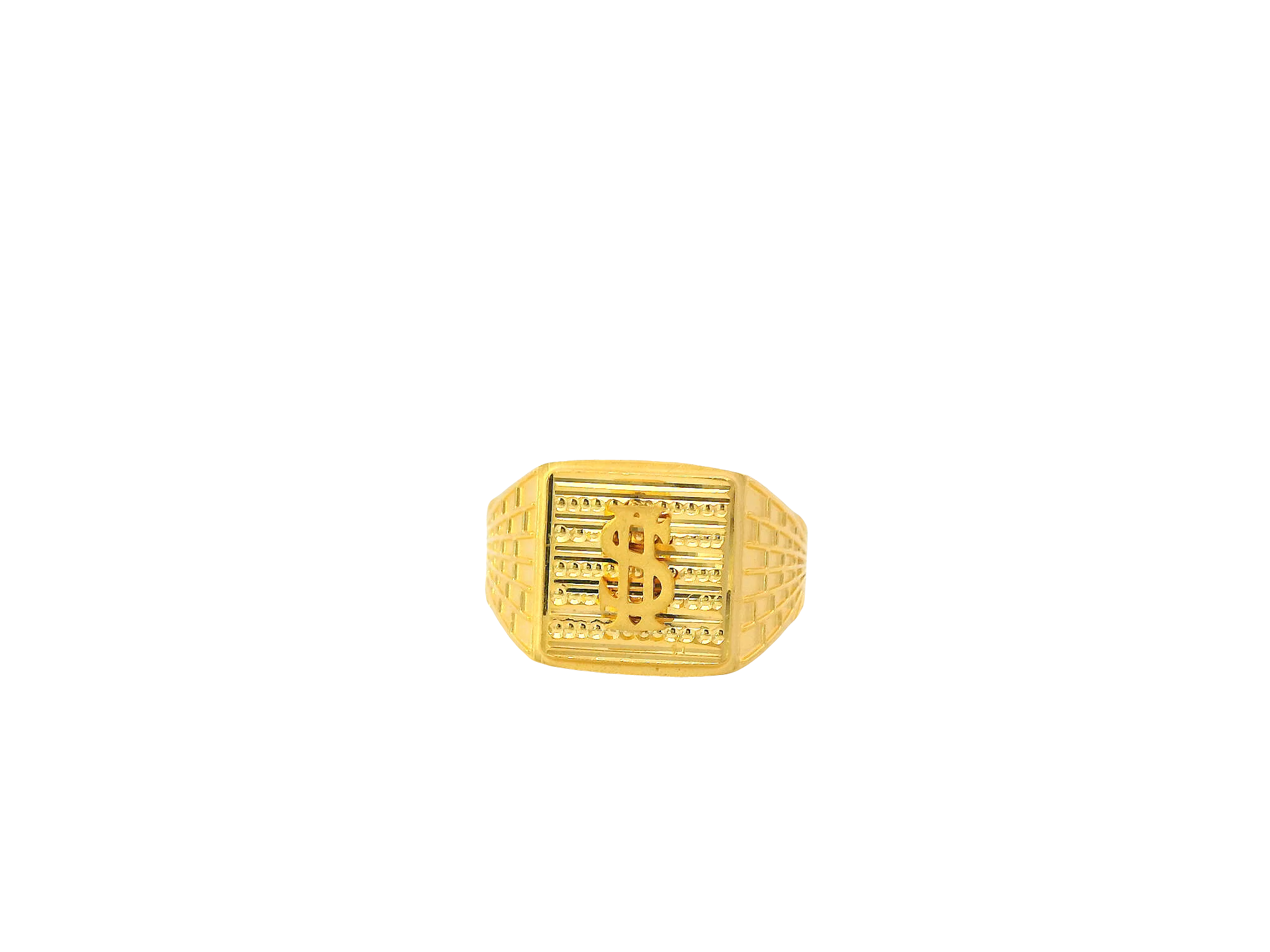 22K Yellow Gold Men’s Ring