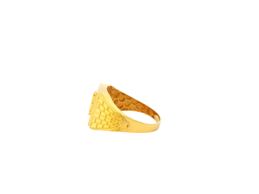 22K Yellow Gold Men’s Ring