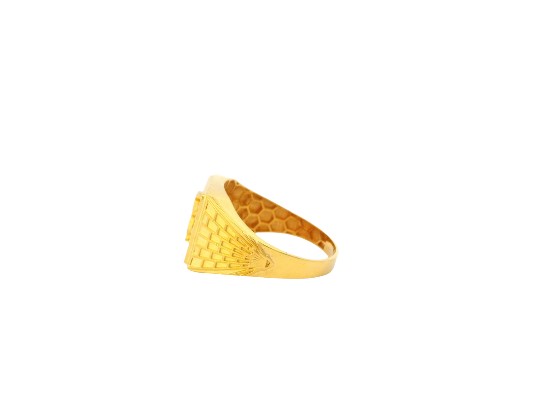 22K Yellow Gold Men’s Ring