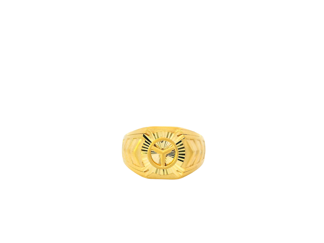 22K Yellow Gold Men’s Ring