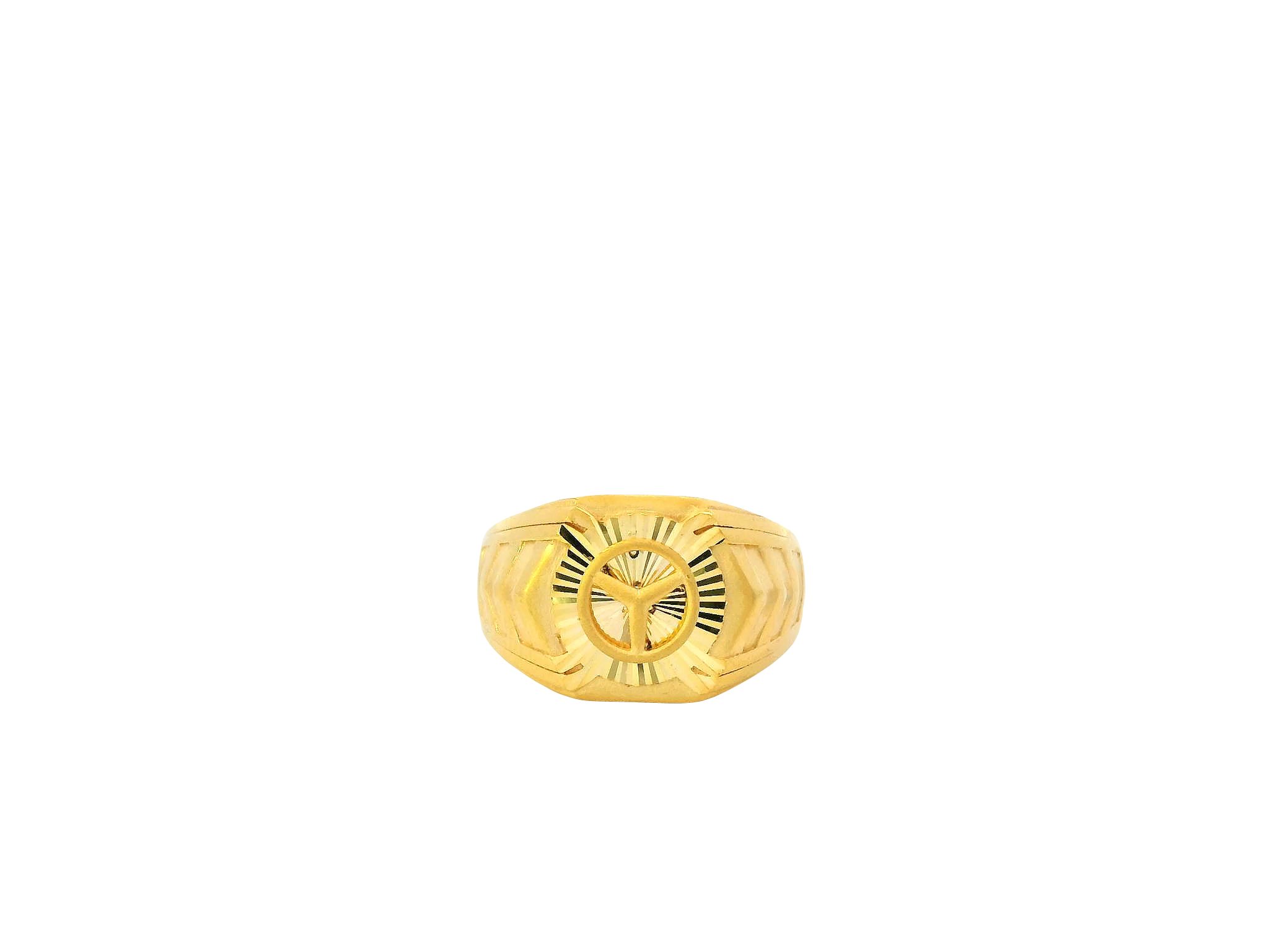 22K Yellow Gold Men’s Ring