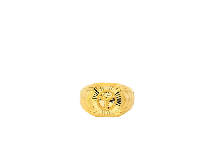 22K Yellow Gold Men’s Ring