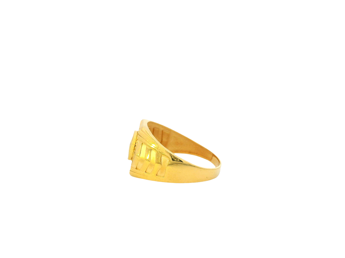22K Yellow Gold Men’s Ring