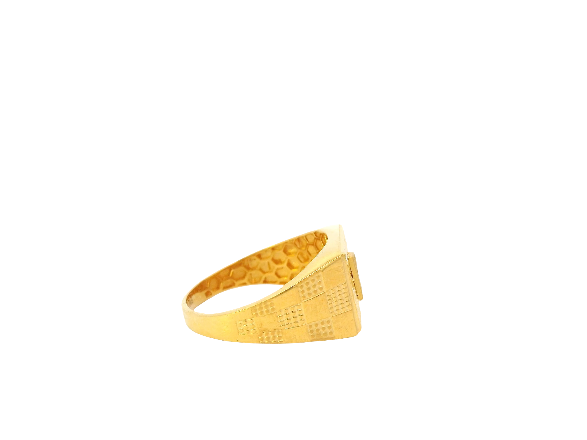 22K Yellow Gold Men’s Ring