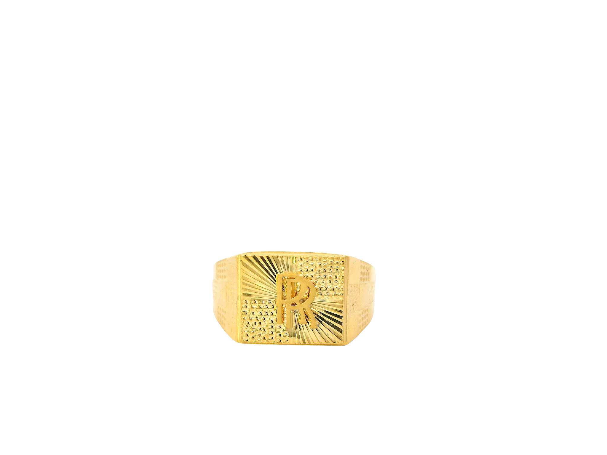 22K Yellow Gold Men’s Ring