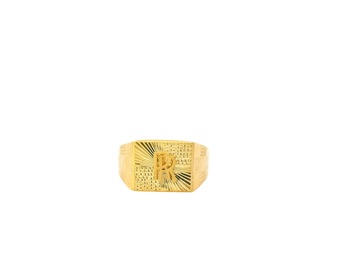 22K Yellow Gold Men’s Ring