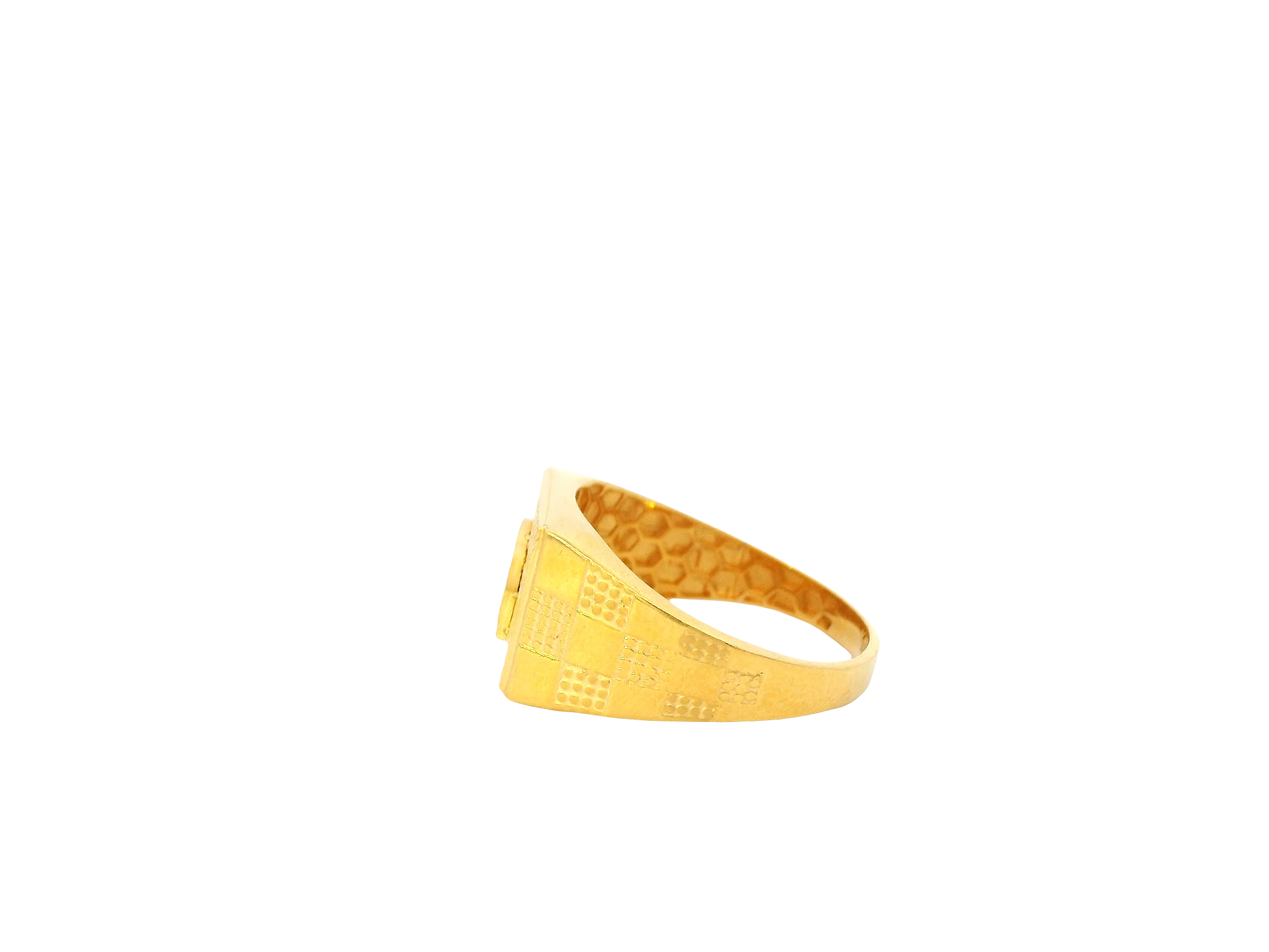 22K Yellow Gold Men’s Ring
