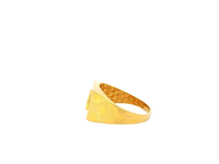 22K Yellow Gold Men’s Ring