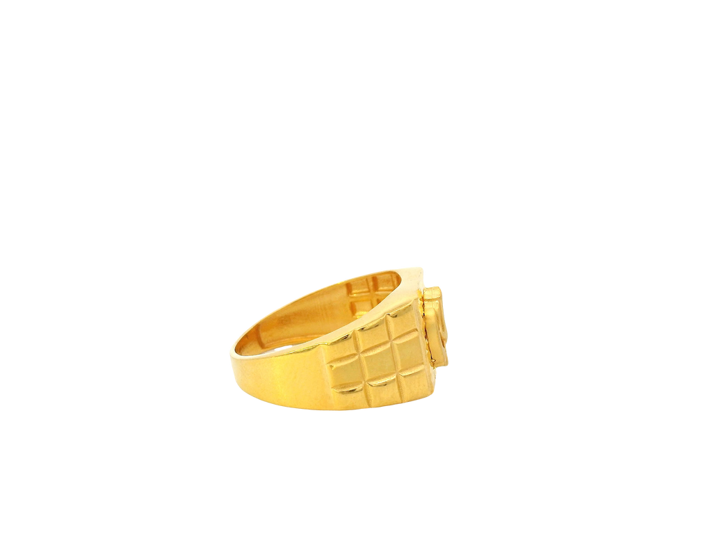 22K Yellow Gold Men’s Ring
