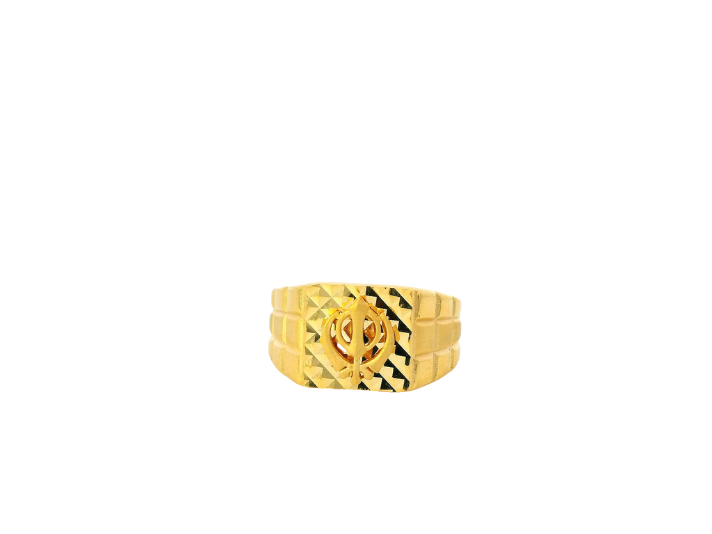 22K Yellow Gold Men’s Ring