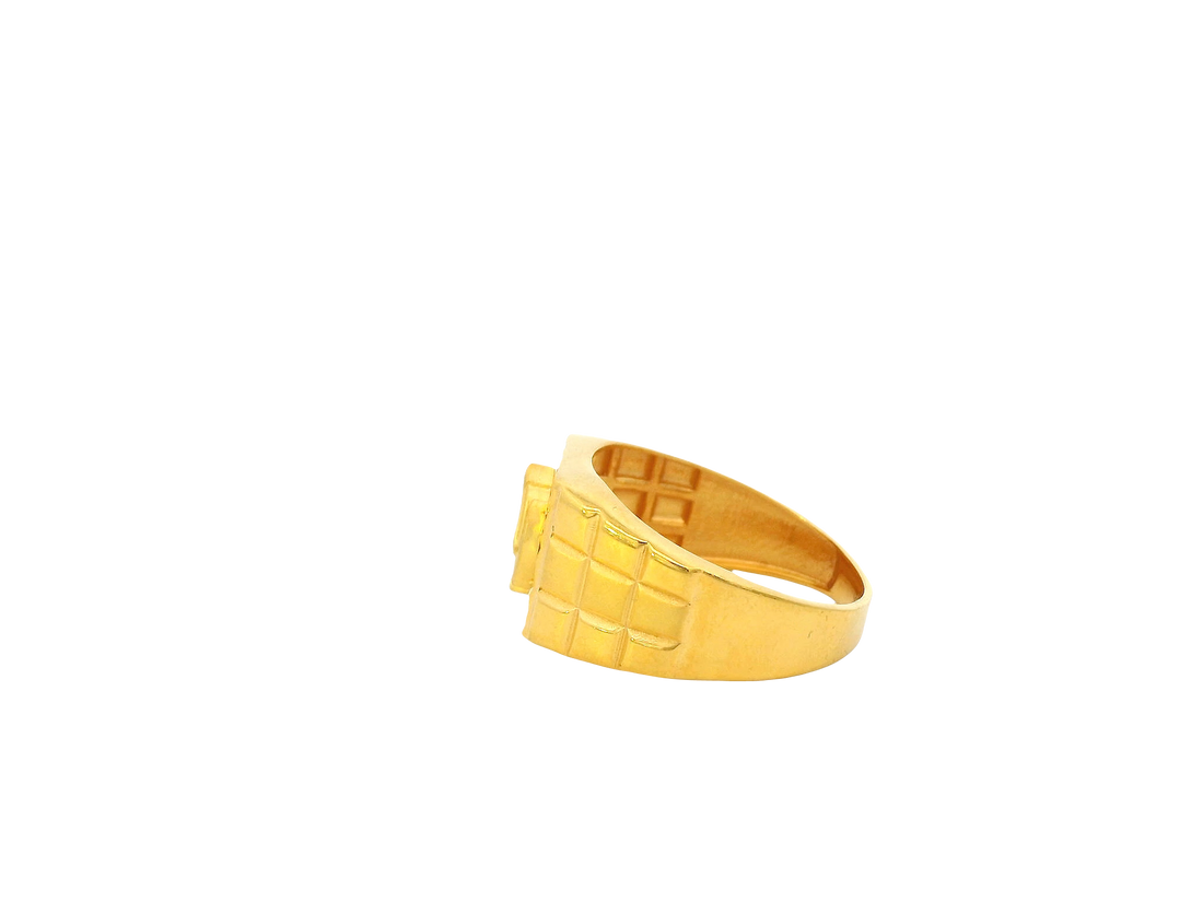 22K Yellow Gold Men’s Ring