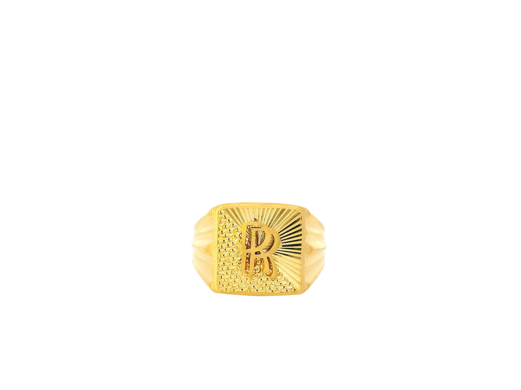 22K Yellow Gold Men’s Ring