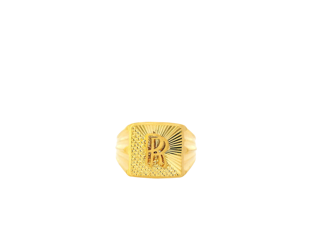 22K Yellow Gold Men’s Ring