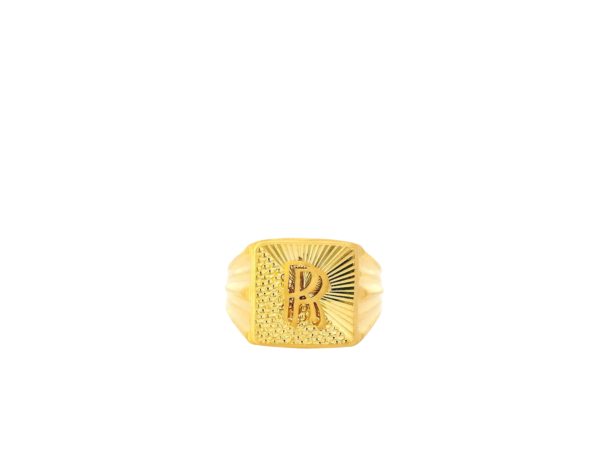 22K Yellow Gold Men’s Ring