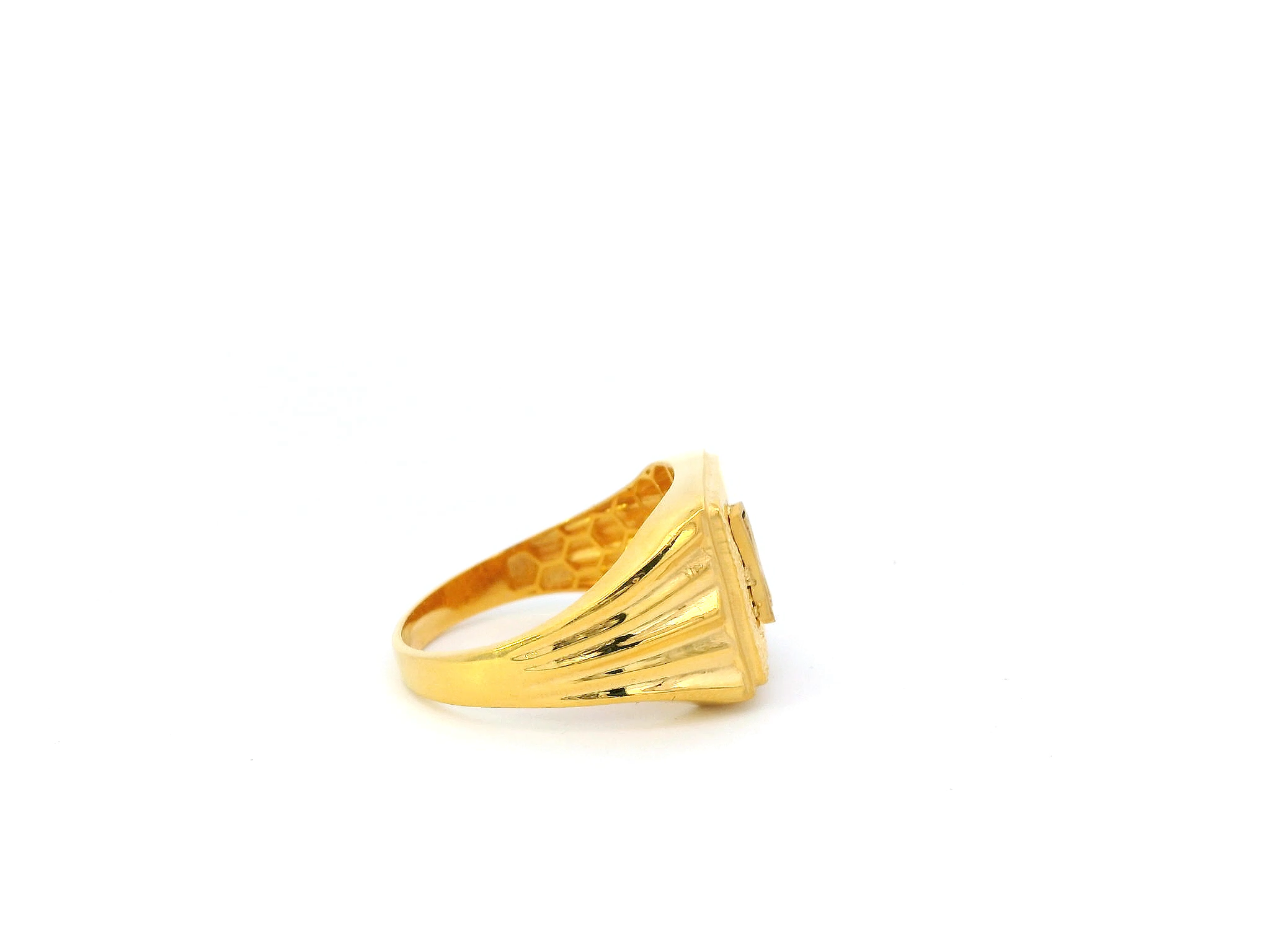 22K Yellow Gold Men’s Ring