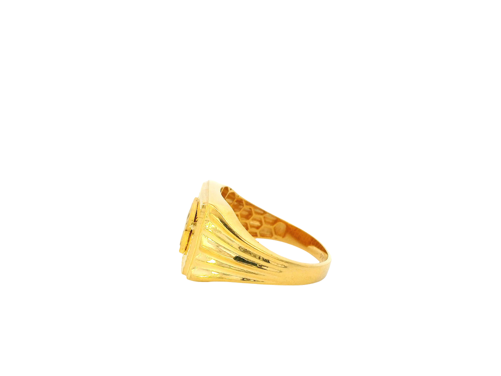 22K Yellow Gold Men’s Ring