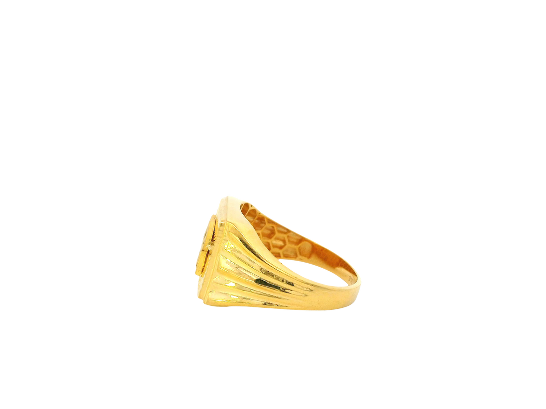 22K Yellow Gold Men’s Ring