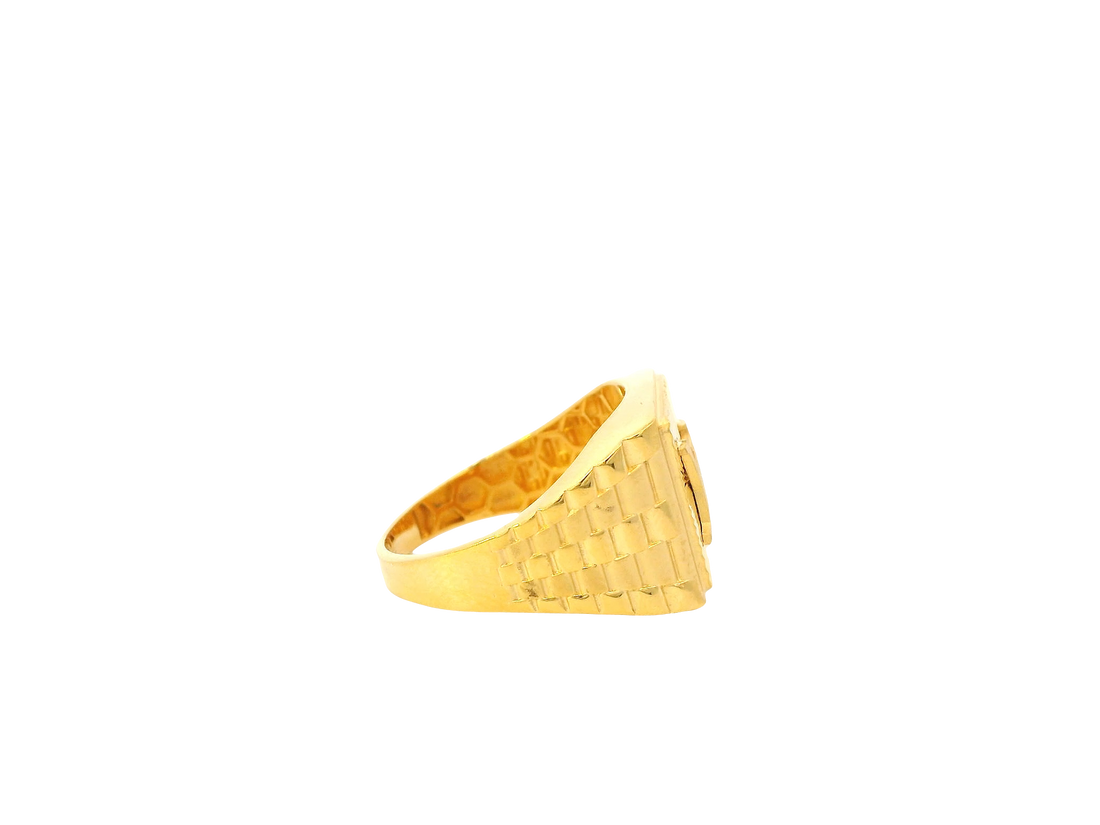 22K Yellow Gold Men’s Ring
