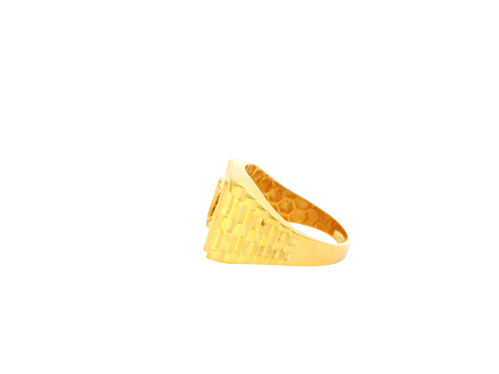 22K Yellow Gold Men’s Ring