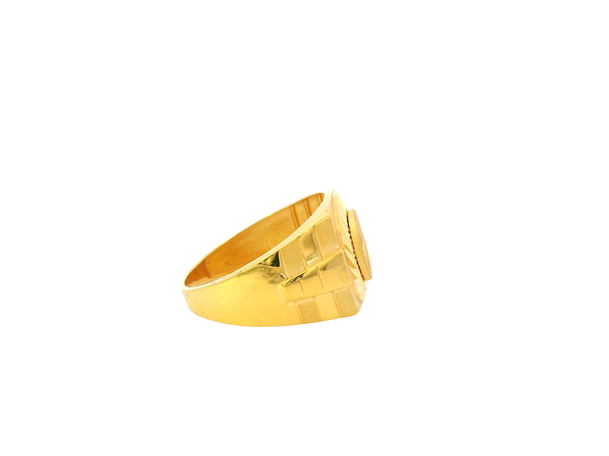 22K Yellow Gold Men’s Ring