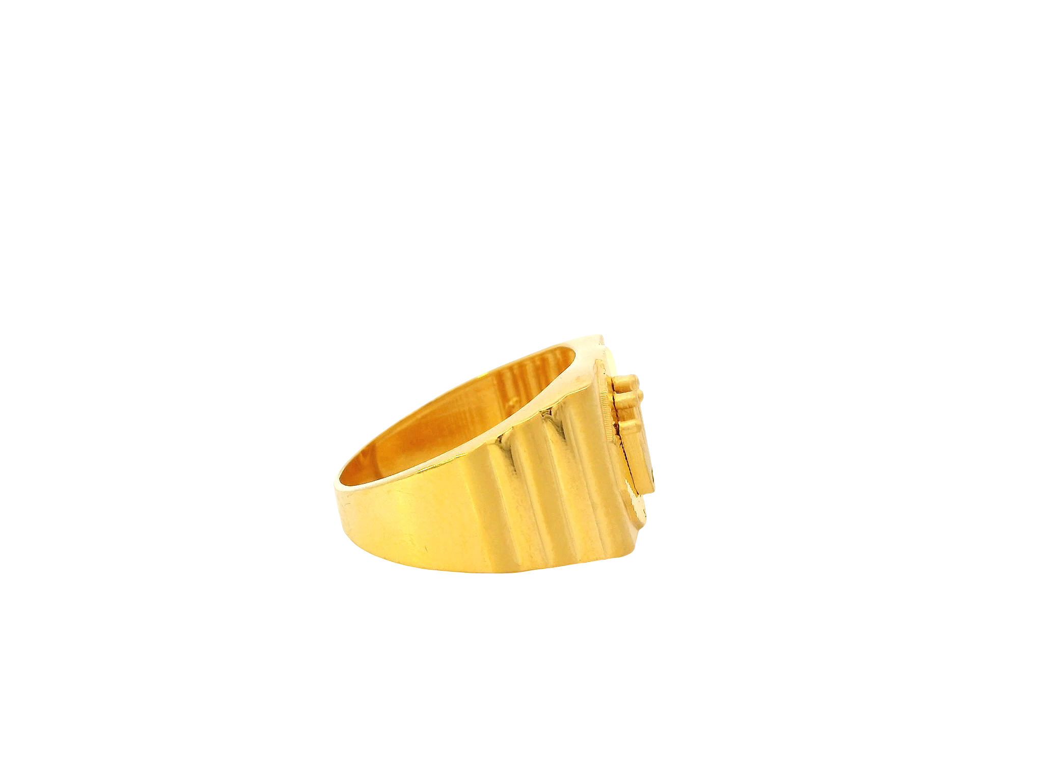 22K Yellow Gold Men’s Ring