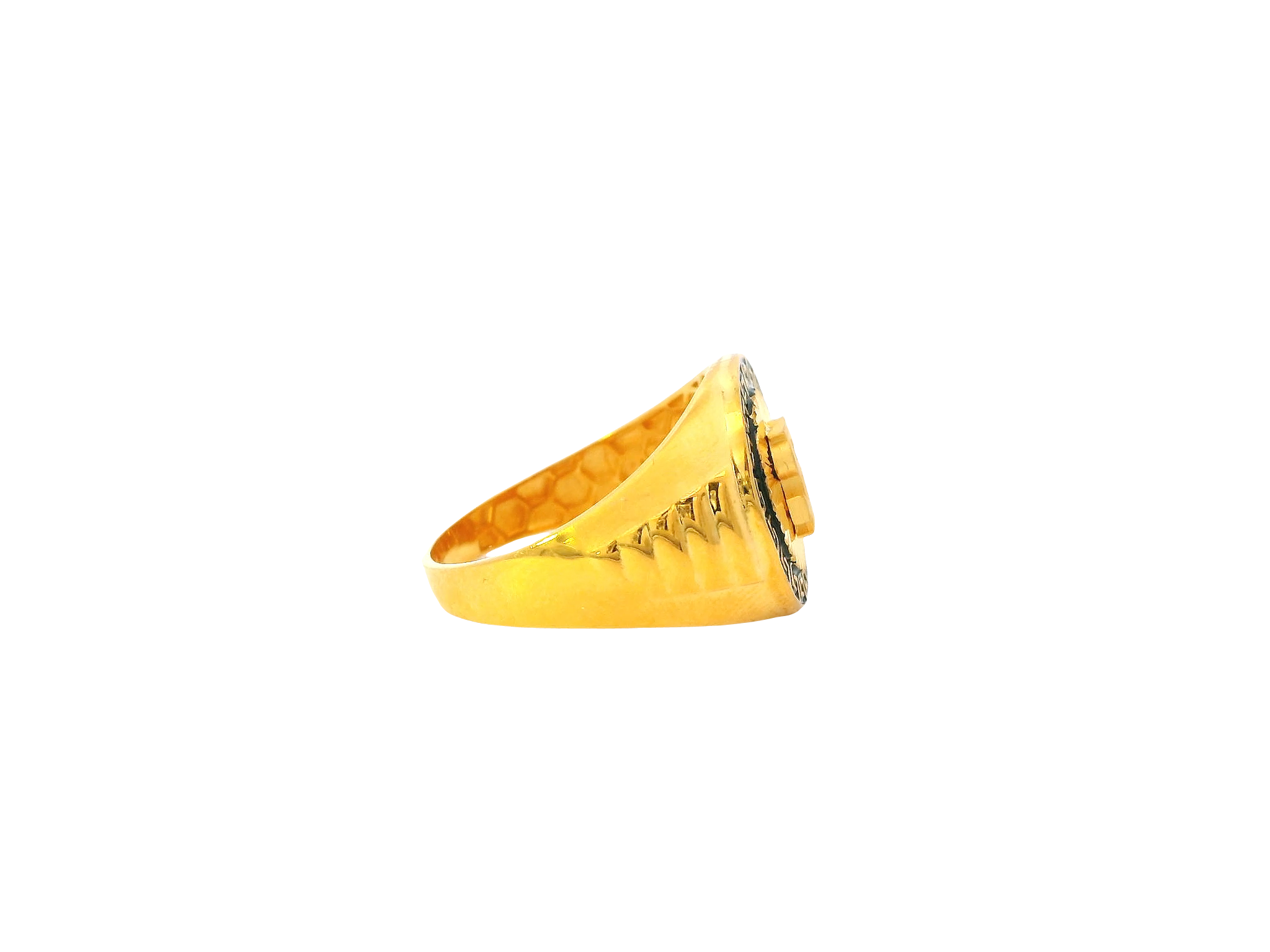 22K Yellow Gold Men’s Ring