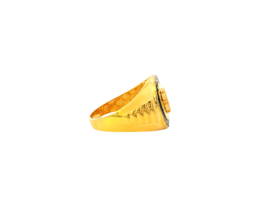 22K Yellow Gold Men’s Ring