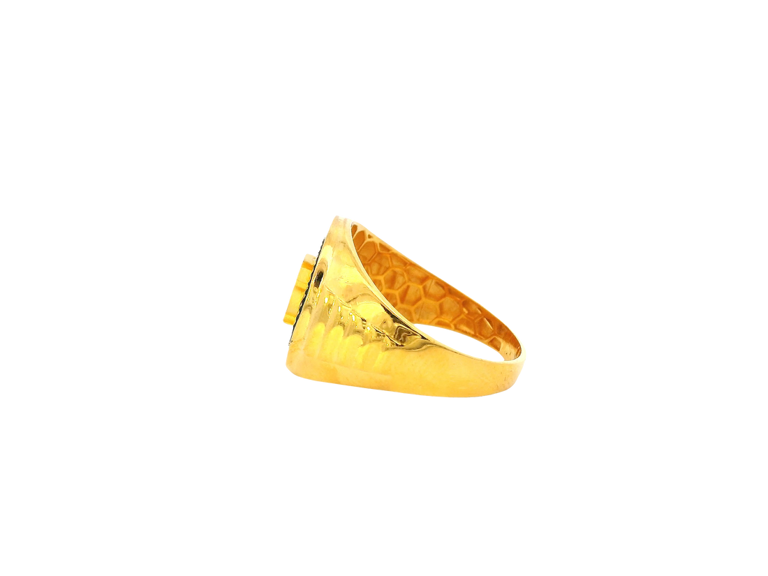 22K Yellow Gold Men’s Ring