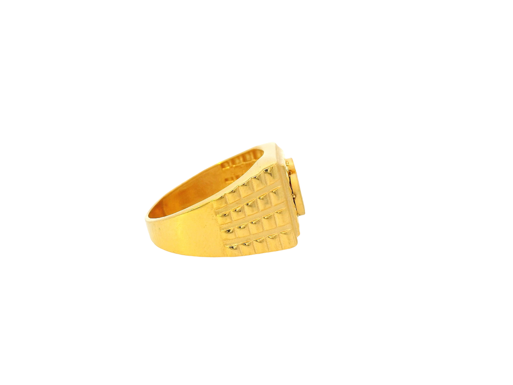 22K Yellow Gold Men’s Ring