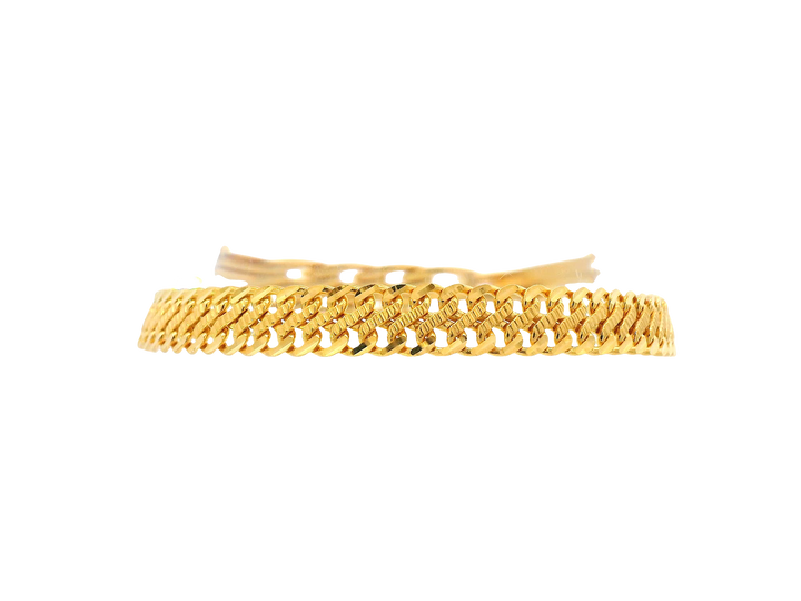 22K Yellow Gold Men’s Bracelet
