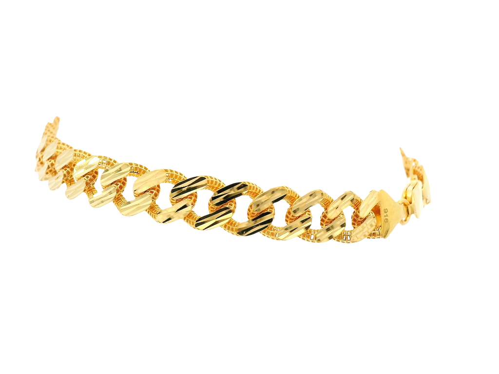 22K Yellow Gold Men’s Bracelet