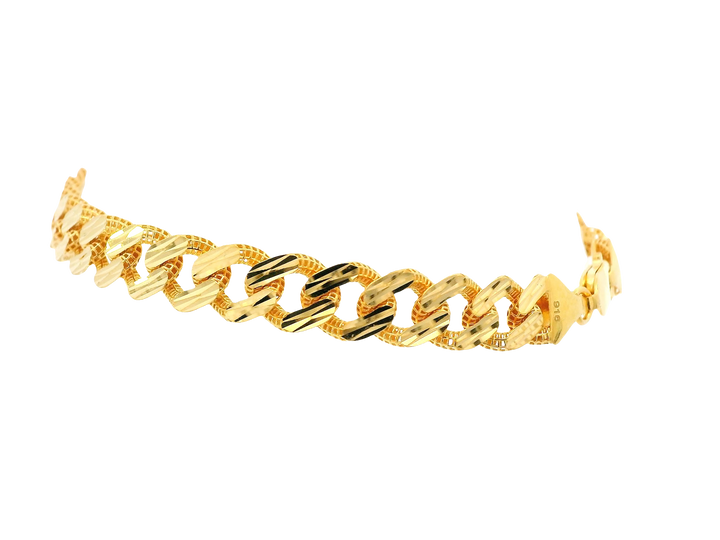 22K Yellow Gold Men’s Bracelet