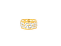 22K Yellow + White Gold Ladies Ring