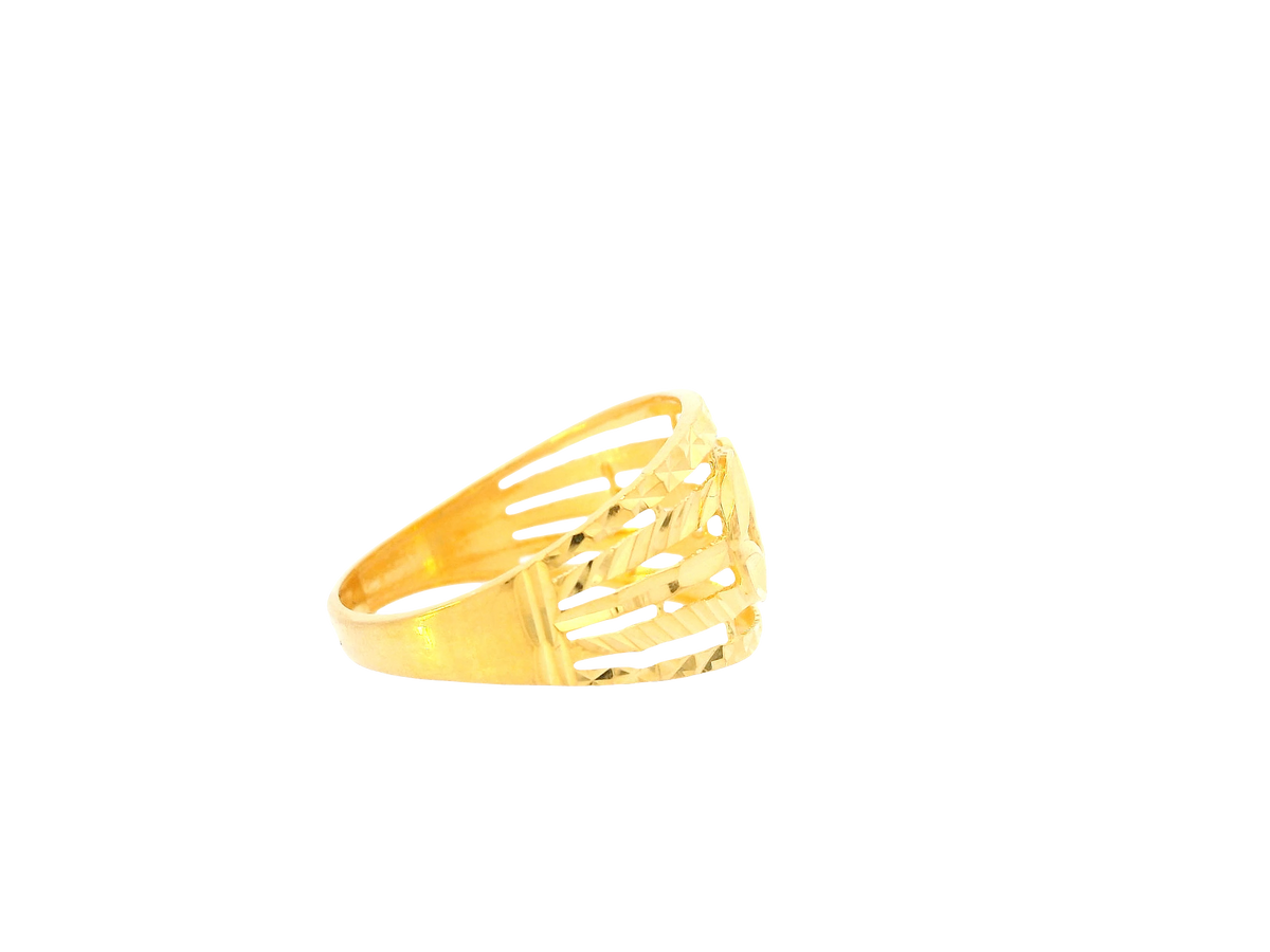 22K Yellow Gold Ladies Ring